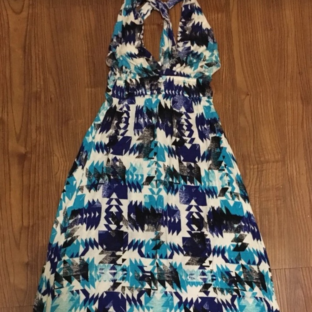 Aztec maxi dress